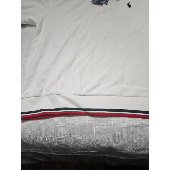 Polo Ralph Lauren Team USA Official Gear terry Polo White Size Large - Picture 6 of 8